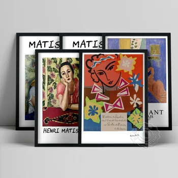 Плакат выставки Анри Матисса, Портрет Греты Молл На Холсте, Женский Портрет На Стене, Винтажный Декор Стен Matisse