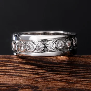 CAOSHI Модное дизайнерское кольцо-браслет для женщин серебристого цвета с блестящим цирконием, модные свадебные украшения, универсальные трендовые аксессуары