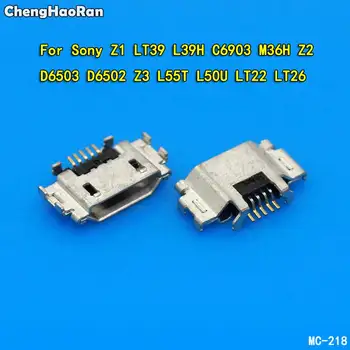 ChengHaoRan 2 шт. Для Sony Z1 LT39 L39H C6903 M36H Z2 D6503 D6502 Z3 L55T LT22 LT26 Разъем Micro USB Порт Зарядки Док-станция
