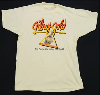 Редкая футболка VTG Gilroy, Calfornia Gold 