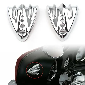 Хромированные накладки для внутреннего зеркала заднего вида мотоцикла для Harley Street Glide EFI FLHX 2006-2013 1 пара